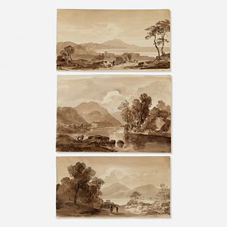 Sir Thomas Lawrence, three works (Italian scenes)