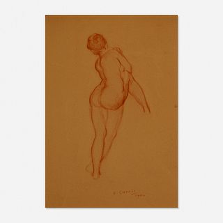 Everett Shinn, Back of Female Nude