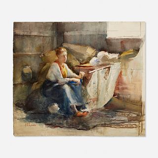 Annie Gooding Sykes, Afternoon Chores