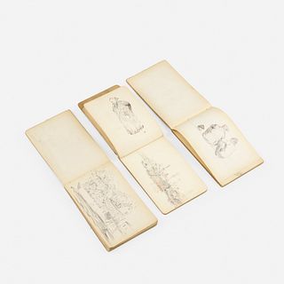 Frank Herbst, three sketchbooks