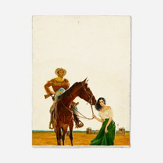George Gross, Woman with Cowboy