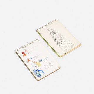 Dora Maar, two sketchbooks