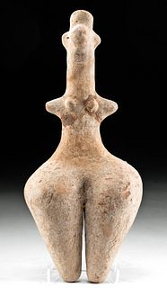 Amlash Terracotta Steatopygous Female Idol Figure