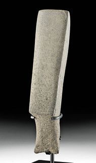 Fine Late 18th C. Tahitian Stone Adze Blade - Toki