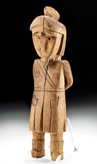 Mid 20th C. Panamanian Kuna Wooden Soldier