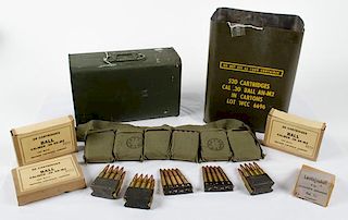 Lot of Two Ammunition Cans Full of Cartridges 
