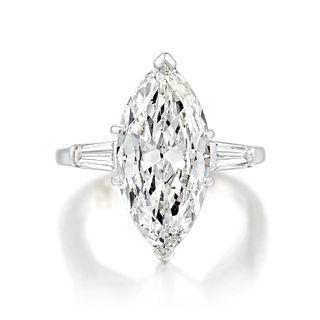 4.18-Carat Marquise-Cut Diamond Ring