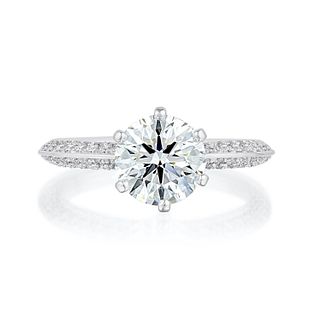 Tiffany & Co. 1.50-Carat Diamond Pave Ring
