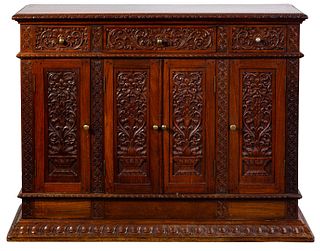 English Oak Cabinet