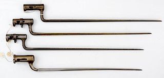 US Military Bayonets, Lot of Four 