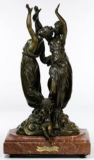 (After) August Moreau (French, 19th Century) Bronze Statue