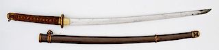 Japanese WWII Edo Period Katana Sword 