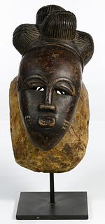West African Baule Wood Mask