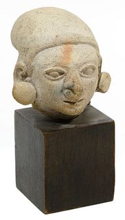 Pre-Columbian Tumaco Pottery Head