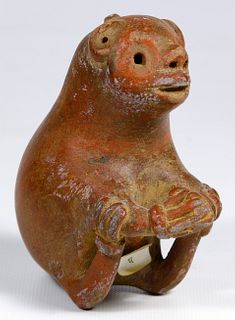 Pre-Columbian Vicus Sloth Figurine