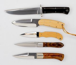 Group of Fixed Blade Knives 