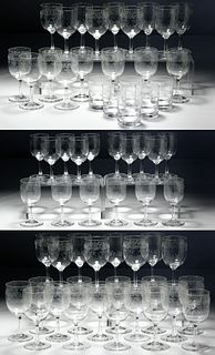 Baccarat Crystal 'Sevigne' Stemware and Glass Assortment
