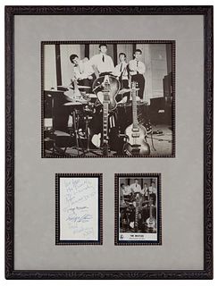 The Beatles Group Autograph