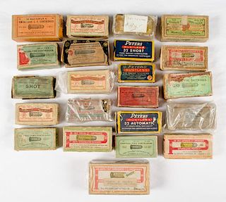 Large Group of Various Caliber Peters Boxed Cartridges 