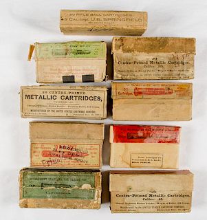 Group of Various Large Caliber Boxed Cartridges 