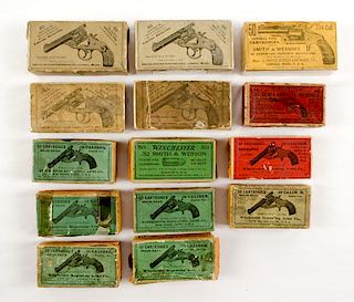 US Cartridge Co. and Winchester Boxes, Lot of Fourteen 