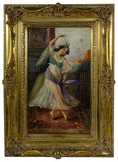 C. Rossini (European, 20th Century) 'Colita' Oil on Canvas