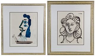 (After) Pablo Picasso Estate-Signed Lithographs