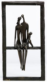 Ruth Bloch (Israeli, b.1951) Bronze Wall Hanging