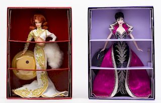 Three Limited Edition Bob Mackie Red Carpet Collection Barbies