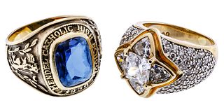 10k Gold and Gemstone Rings