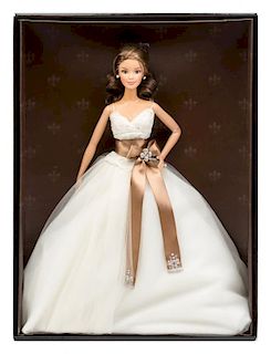 A Gold Label Monique Lhuillier Bride Barbie