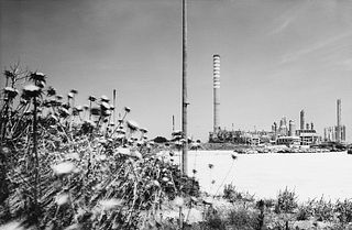 Mimmo Jodice (1934)  - Impianto petrolchimico, panoramica (Priolo - Siracusa), years 1990