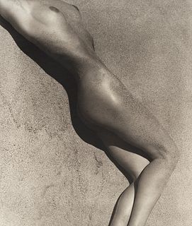 Herb Ritts (1952-2002)  - Carrie in sand (Detail), Paradise Cove, 1988