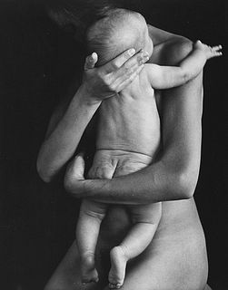 Ruth Bernhard (1905-2006)  - Mother and Child, years 1960-1970