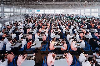 Edward Burtynsky (1955)  - Manifacturing #11, Youngor Textiles, Ningbo, Zhejiang Province, China, 2005
