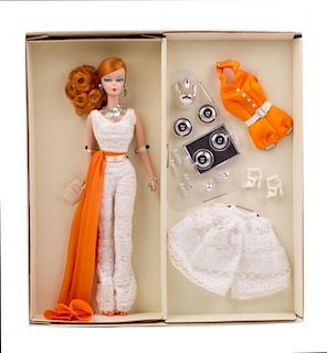 A Gold Label Silkstone Fashion Model Collection Hollywood Hostess Barbie