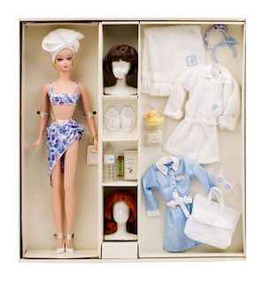 A Limited Edition Silkstone Fashion Model Collection Spa Getaway Barbie Giftset