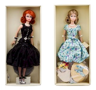 Two Gold Label Robert Best Fashion Model Collection Barbies