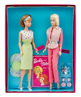 A Gold Label Barbie and Midge 50th Anniversary Set
