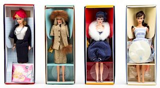 Four Limited Edition Reproduction Barbies