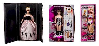 Three Vintage Themed Barbies