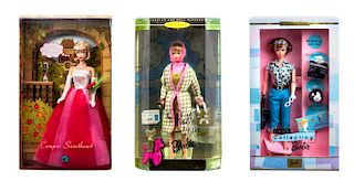 Three Vintage Themed Barbies