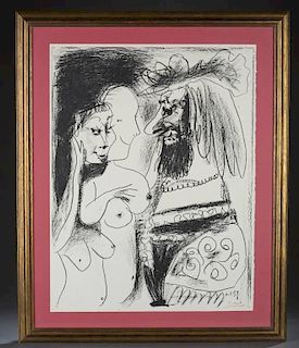Picasso, The Old King lithograph.