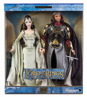 Three Lord of the Rings Themed Barbies