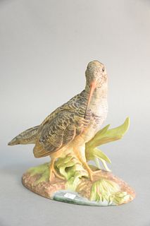 Boehm "Woodcock" porcelain sculpture #413, ht. 9 3/4".