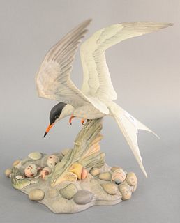 Boehm "Common Tern" porcelain sculpture #407, ht. 14 1/2".