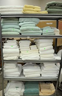 Large group of towels.