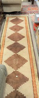 Five piece lot to include group of rugs, two handmade runners, two area rugs along with two door mats.