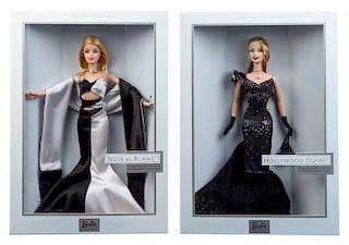 Two Limited Edition Official Barbie Collector's Club Barbies