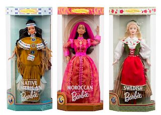 Nine Dolls of the World 20 Years Anniversary Barbies